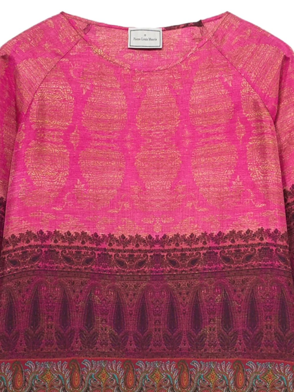 Pierre-Louis Mascia Blouse met paisley-print Roze