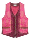 Pierre-Louis Mascia ALODOX paisley-pattern waistcoat - Pink