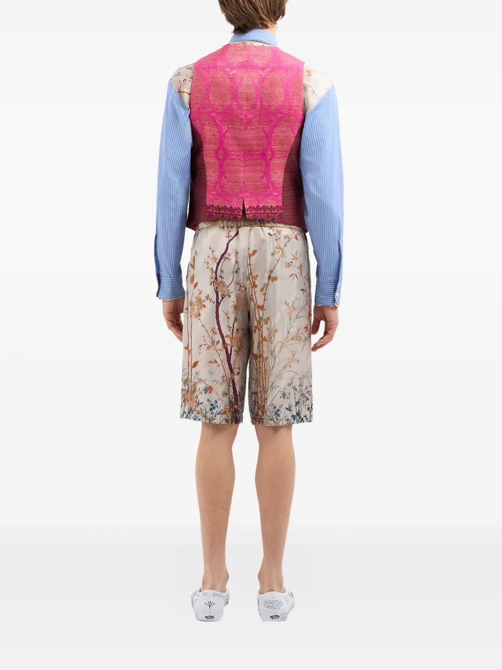 Pierre-Louis Mascia ALODOX gilet met paisley-patroon Roze