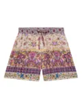 Pierre-Louis Mascia floral-print drawstring shorts - Purple