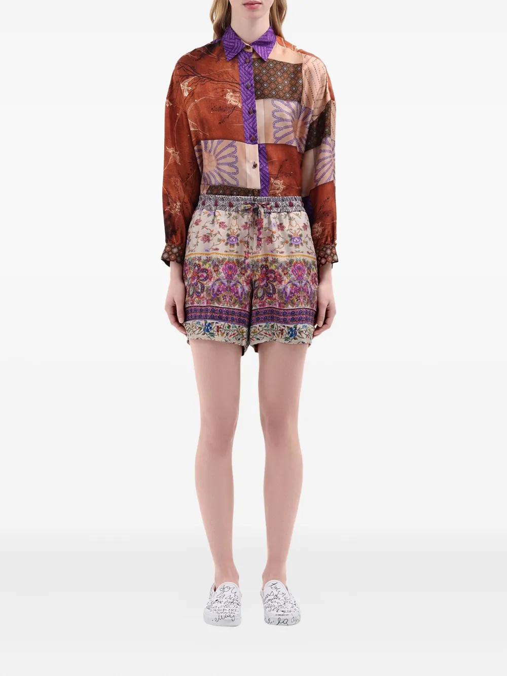 Pierre-Louis Mascia floral-print drawstring shorts | Deck Shorts | Image 2