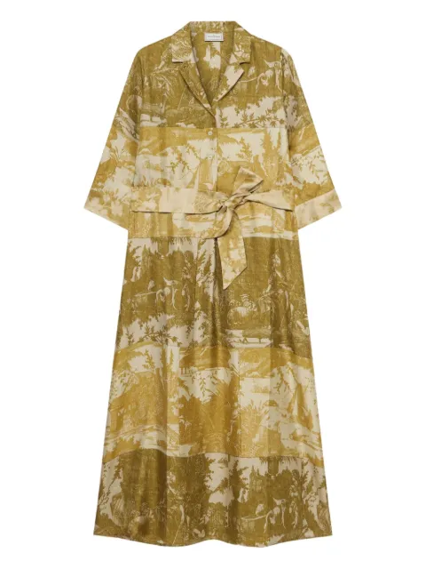 Pierre-Louis Mascia Aloe silk maxi dress