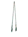 Pierre-Louis Mascia braided tassel belt - Green