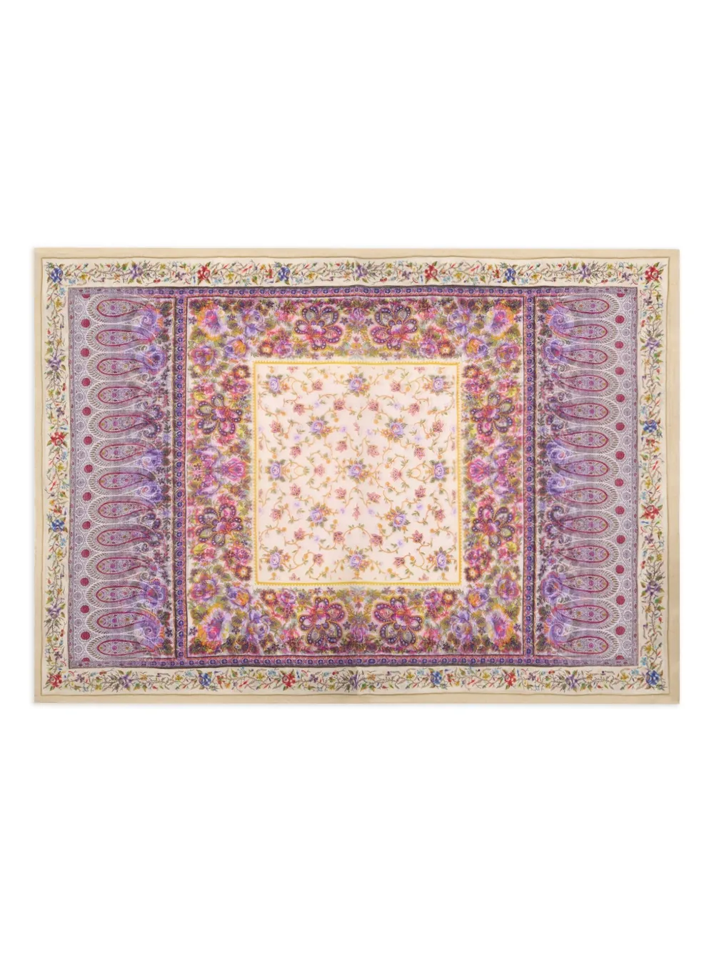 Pierre-Louis Mascia Sjaal met paisley-print Paars
