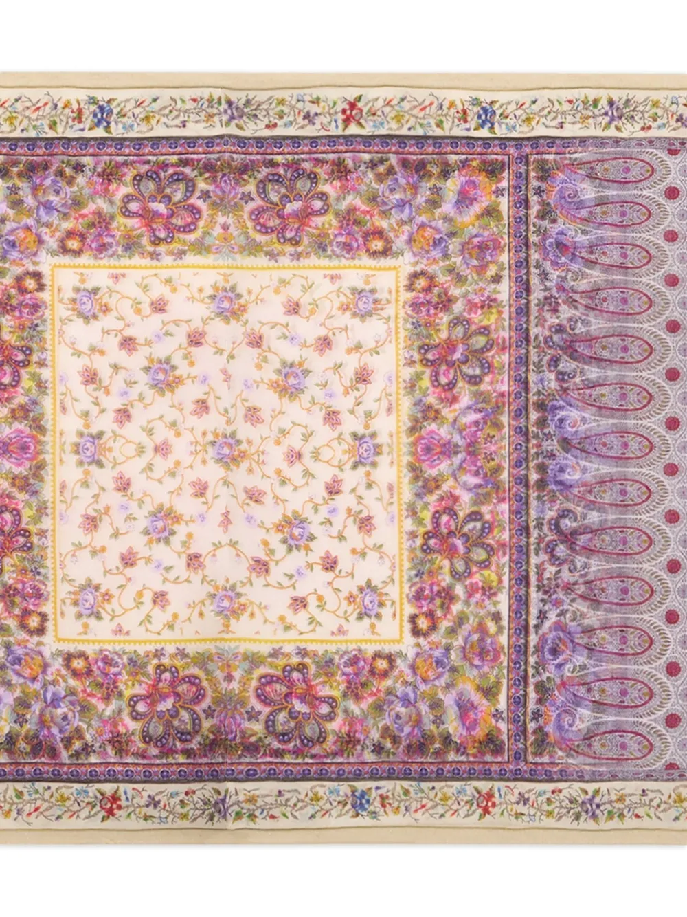 Pierre-Louis Mascia Sjaal met paisley-print Paars