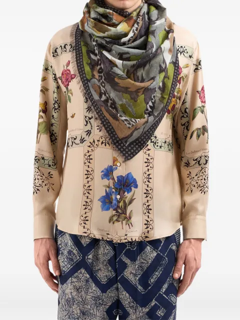 Pierre-Louis Mascia abstract-print scarf