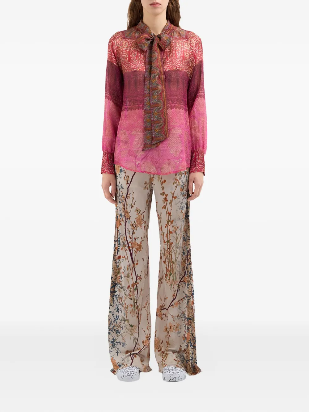 Pierre-Louis Mascia Leandro blouse Roze