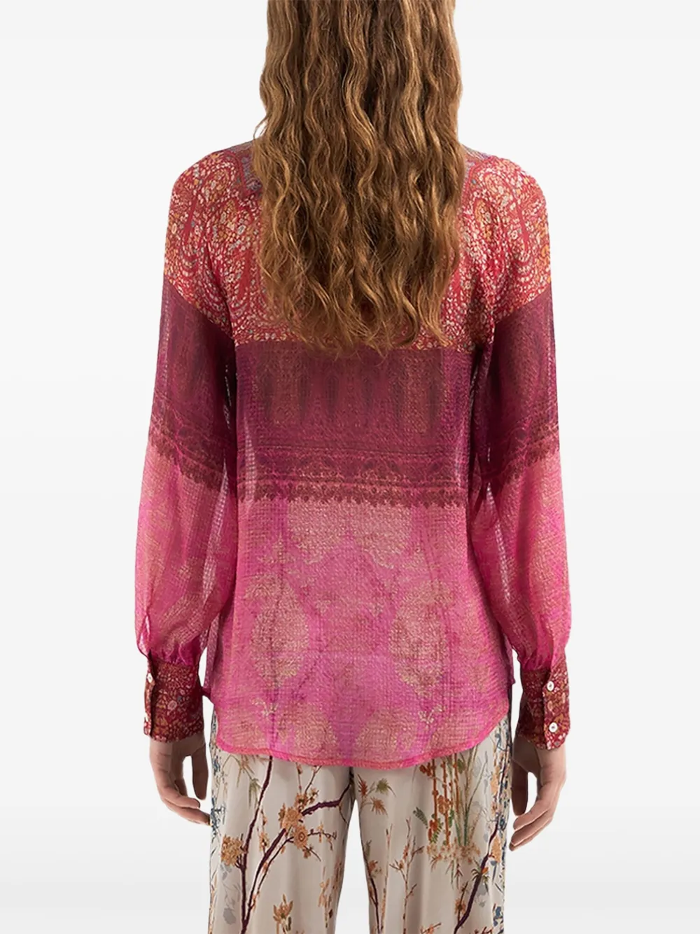 Pierre-Louis Mascia Leandro blouse Roze
