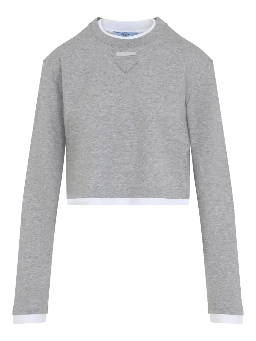 Prada Top met lange mouwen Grijs