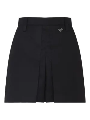 美品 プラダ PRADA スカート プリーツスカート フレアスカート