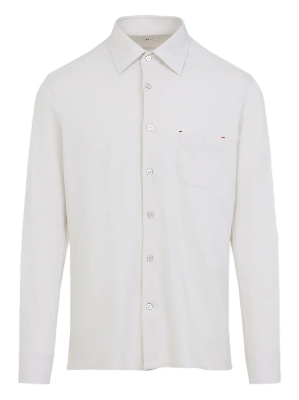 Kiton Nerano long-sleeve shirt | White | Image 1