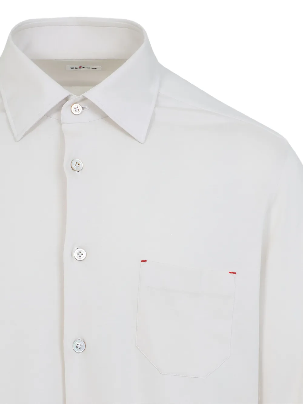 Kiton Overhemd met lange mouwen Wit