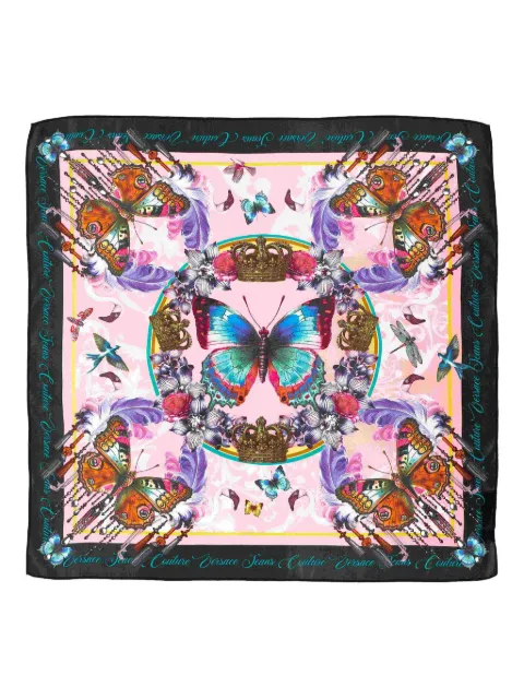 Versace Jeans Couture butterfly-print scarf