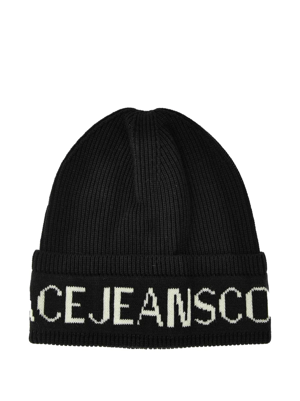 Versace Jeans Couture logo-band beanie hat | Black | Image 1
