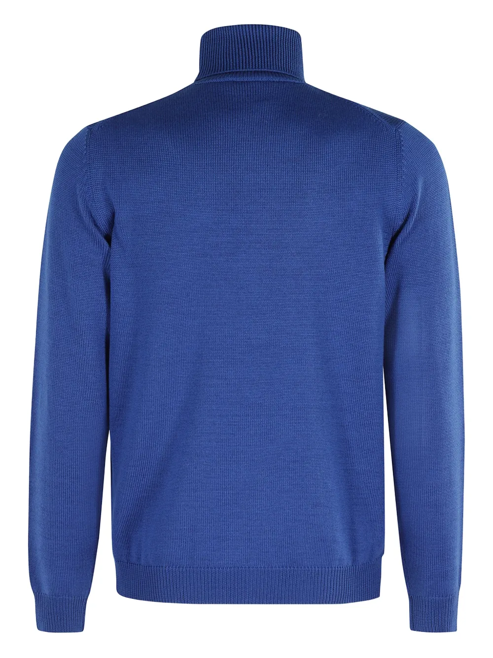 Roberto Collina turtleneck ribbed sweater Blauw