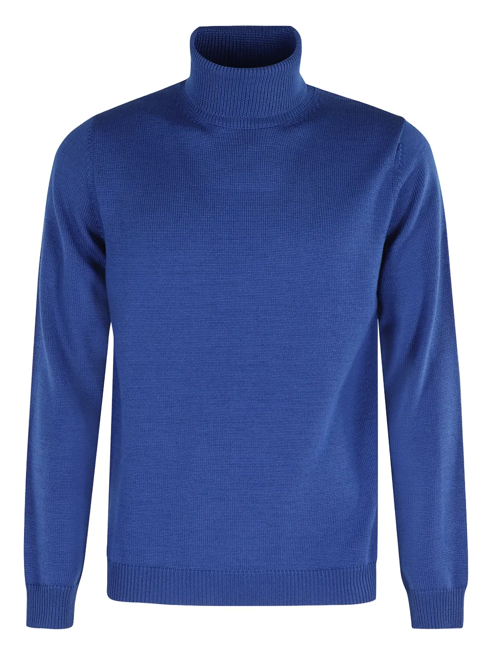 Roberto Collina turtleneck ribbed sweater Blauw