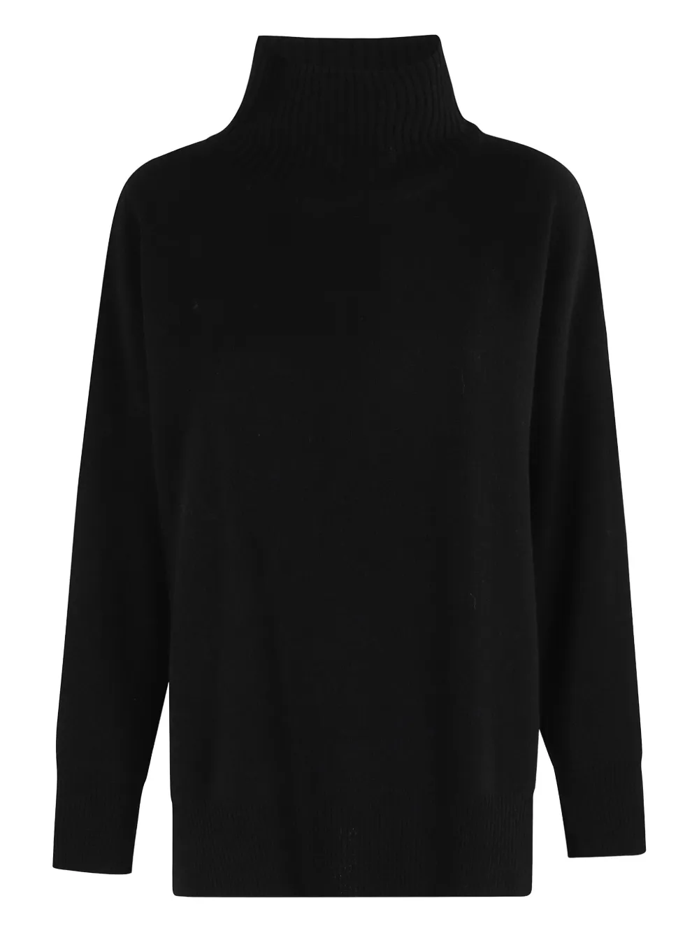 Roberto Collina high-neck cashmere-merino blend sweater Zwart