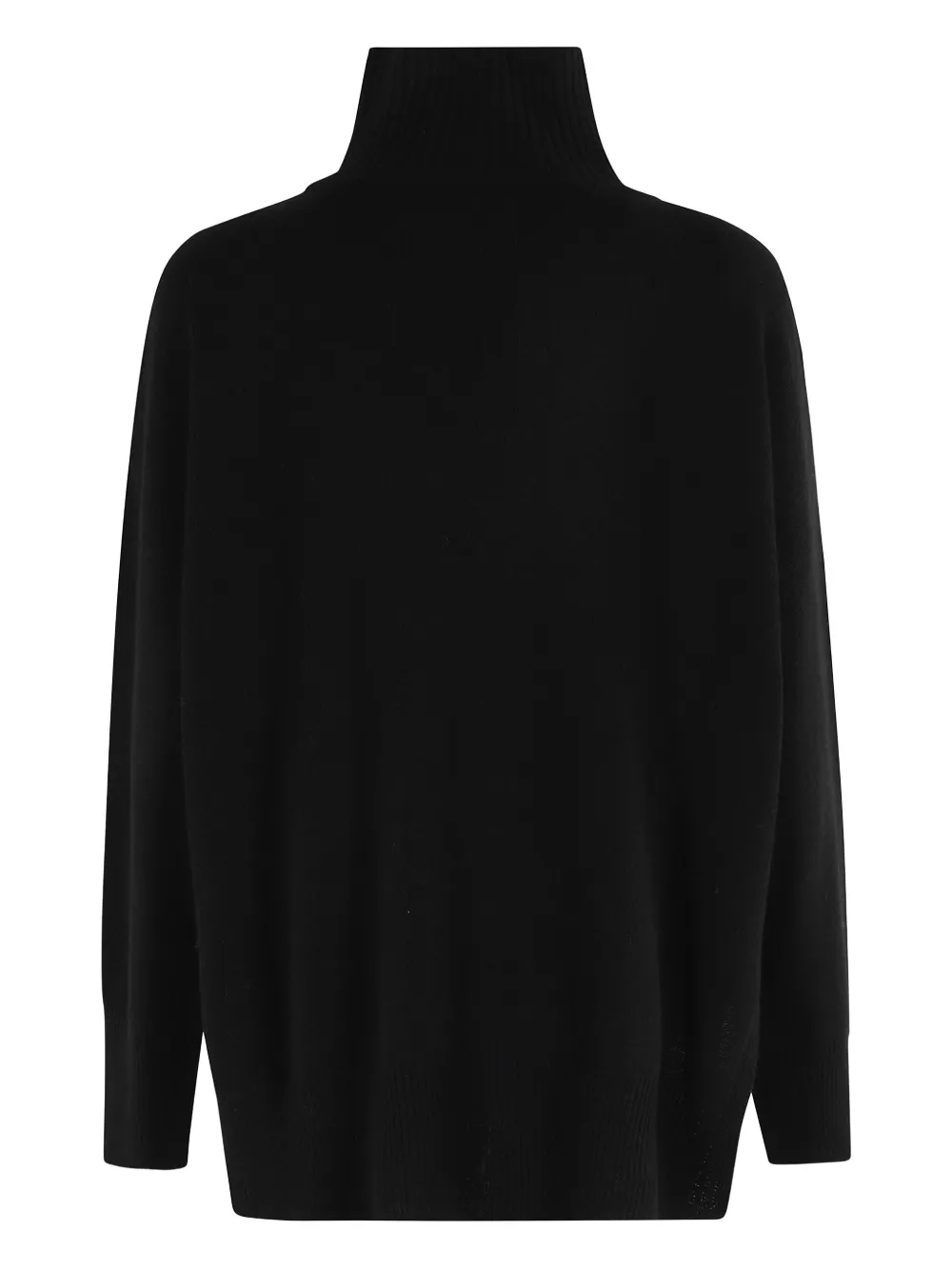 Roberto Collina high-neck cashmere-merino blend sweater Zwart