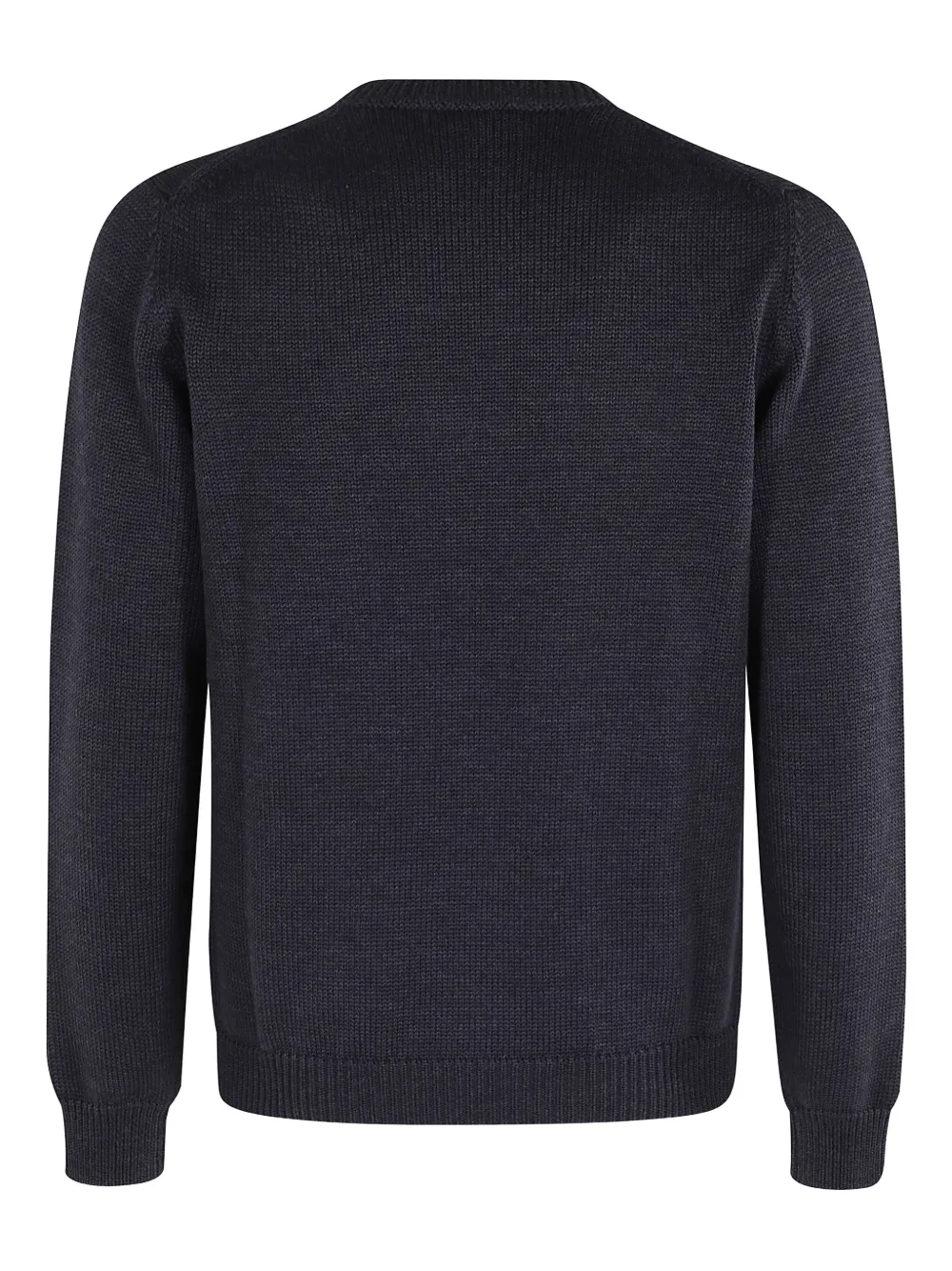 Roberto Collina ribbed crew-neck sweater Blauw