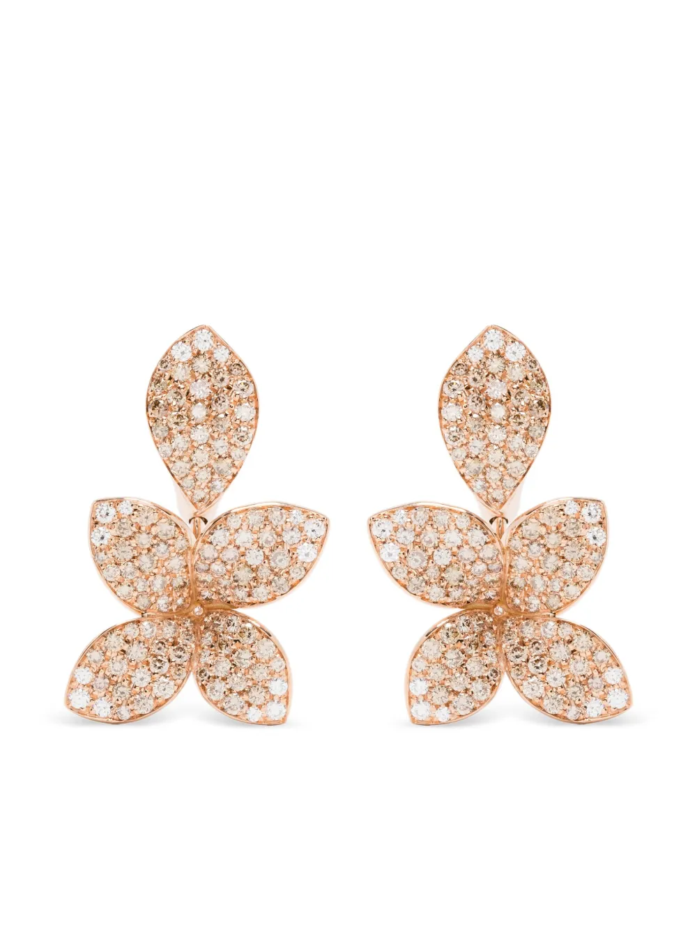 Pasquale Bruni Giardini Segreti ダイヤモンド ピアス 18Kローズゴールド - ゴールドトーン Pasquale Bruni Giardini Segreti ダイヤモンド ピアス 18Kローズゴールド - ゴールドトーン