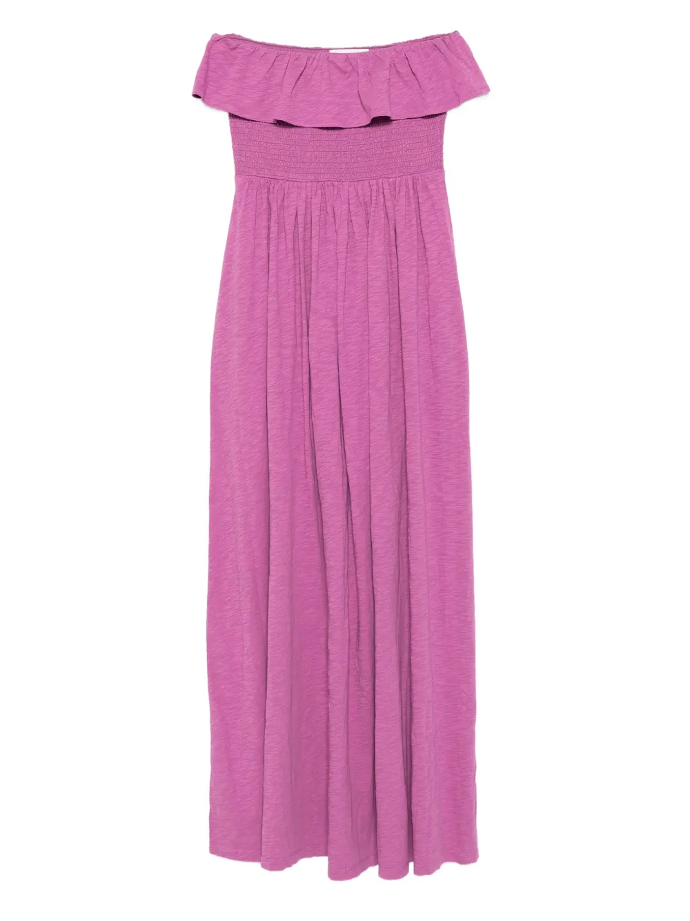 Ba&Sh Viky off-shoulder smocked dress | Purple | Image 1