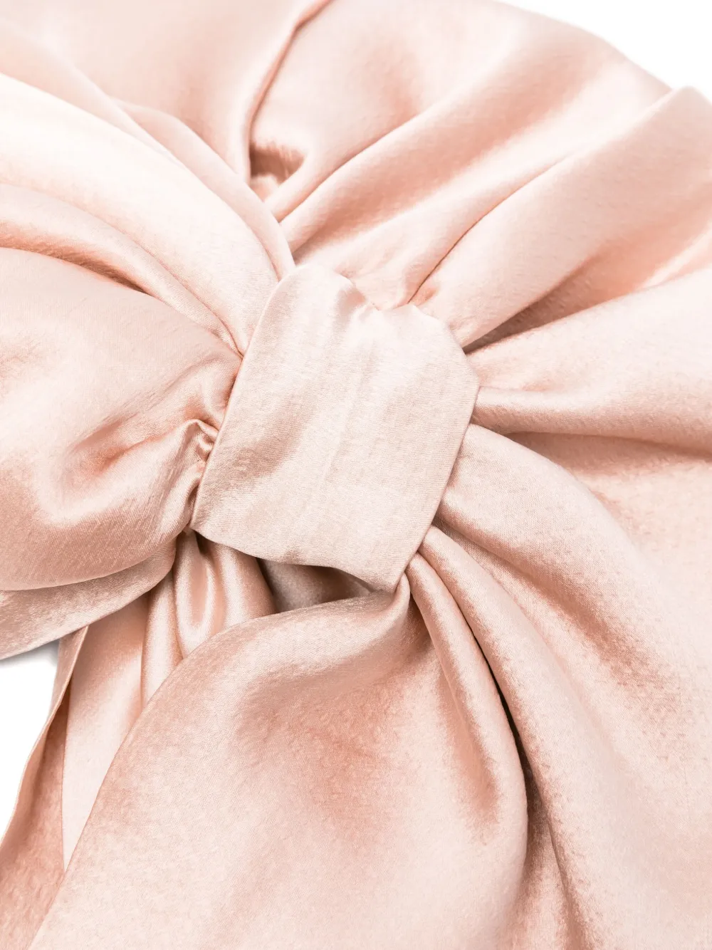 Jennifer Behr Zijden wikkeldoek met strikdetail Roze