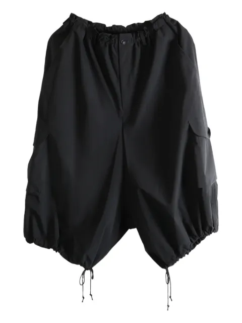 Y's drawstring cropped trousers