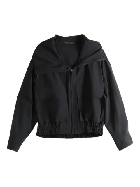 Y's hooded drawstring jacket