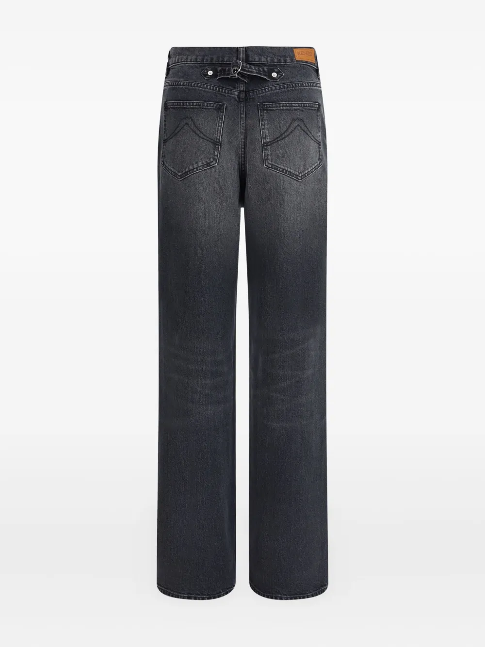 Kenzo x Futura 2000 buckle-fastening trousers - Grijs