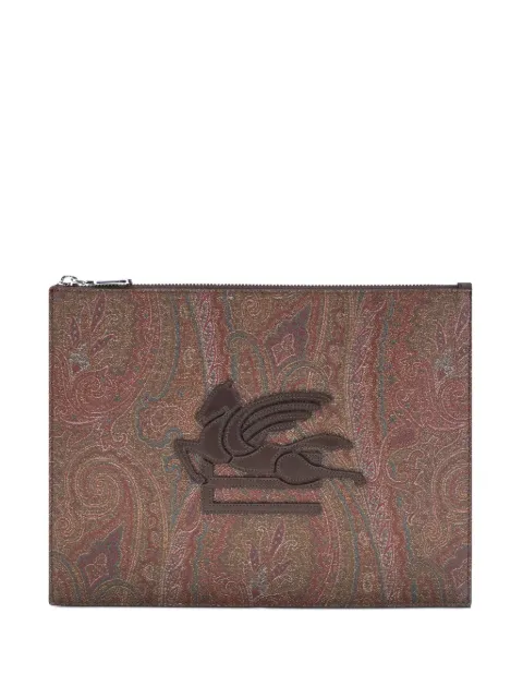 ETRO pochette à motif cachemire