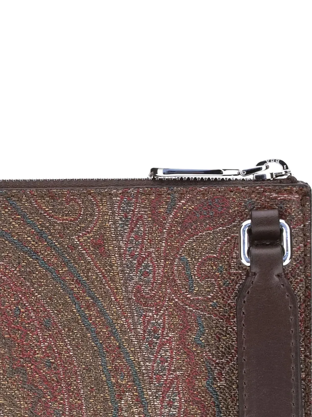ETRO Buidel met paisley-print en logopatch Bruin