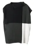 Y's patchwork top - Black