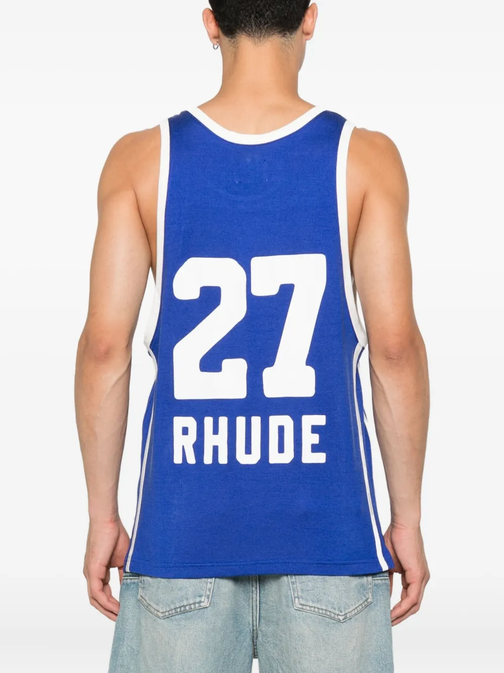 RHUDE Lago Di Como 27 gilet Blauw