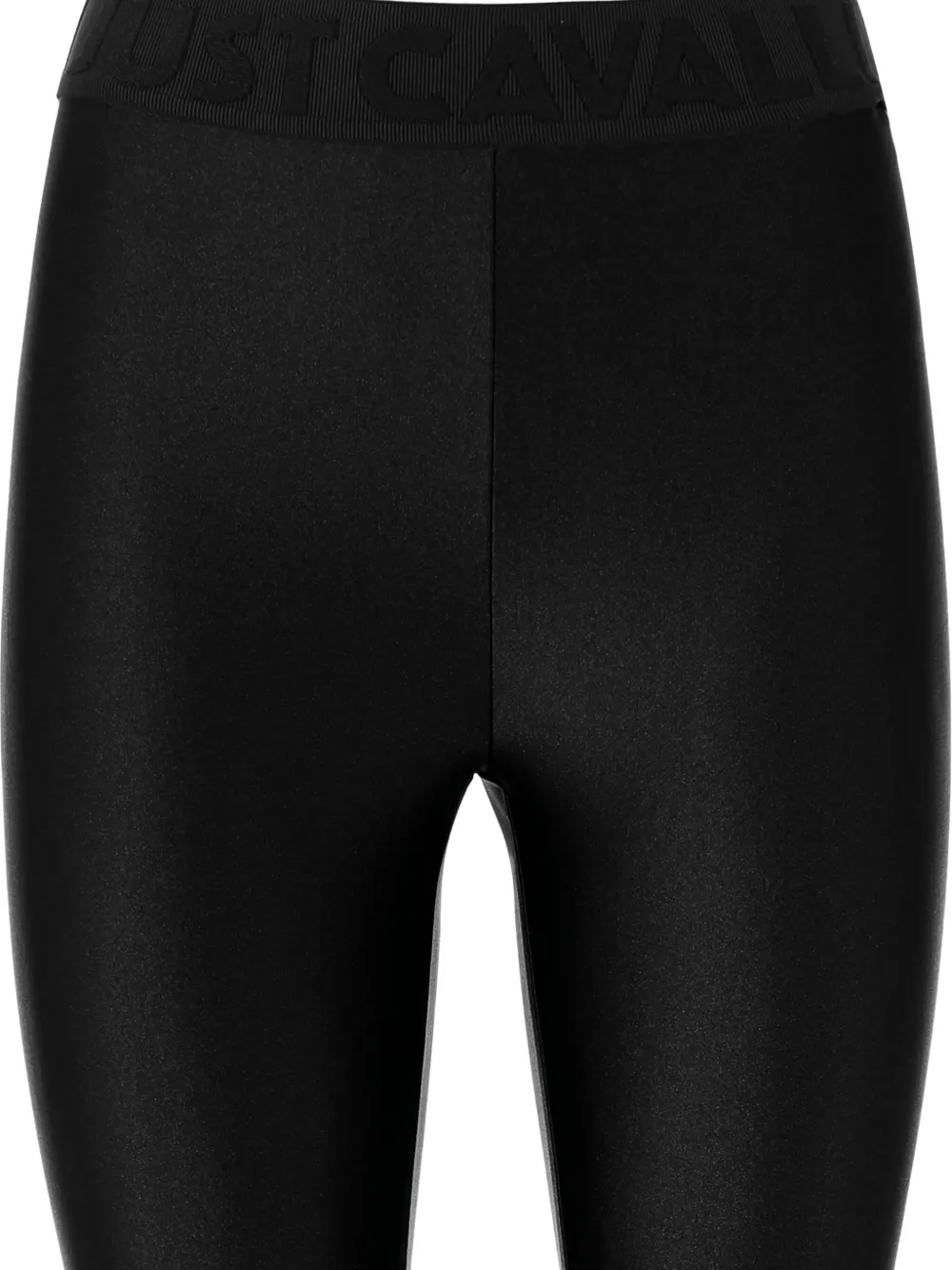 Just Cavalli Legging met logoband Zwart