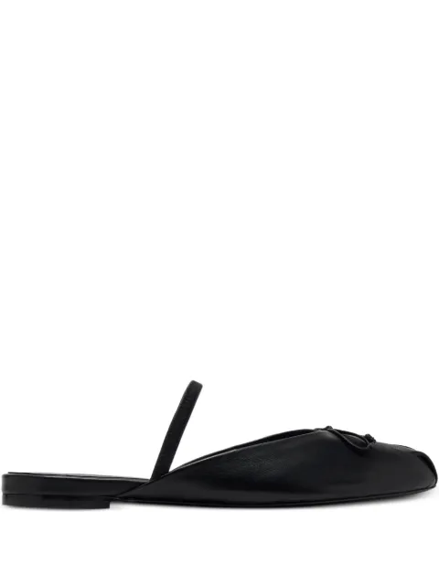 Stuart Weitzman Prima bow-detail leather mules