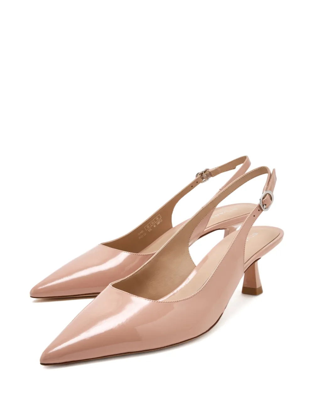 Stuart Weitzman 50mm Vinnie slingback pumps Neutrals