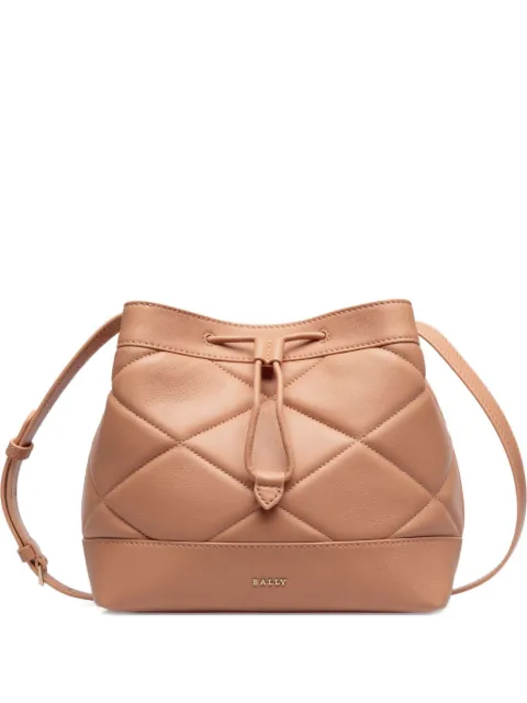 Bally quilted drawstring bucket bag