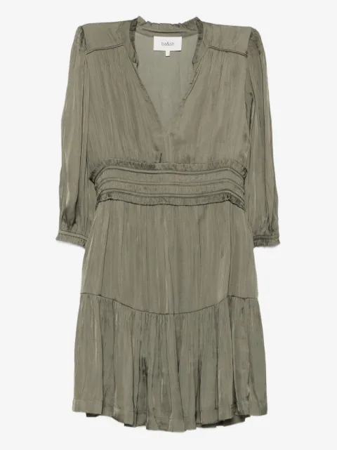 Ba&Sh vestido Cyrilia con cuello en V