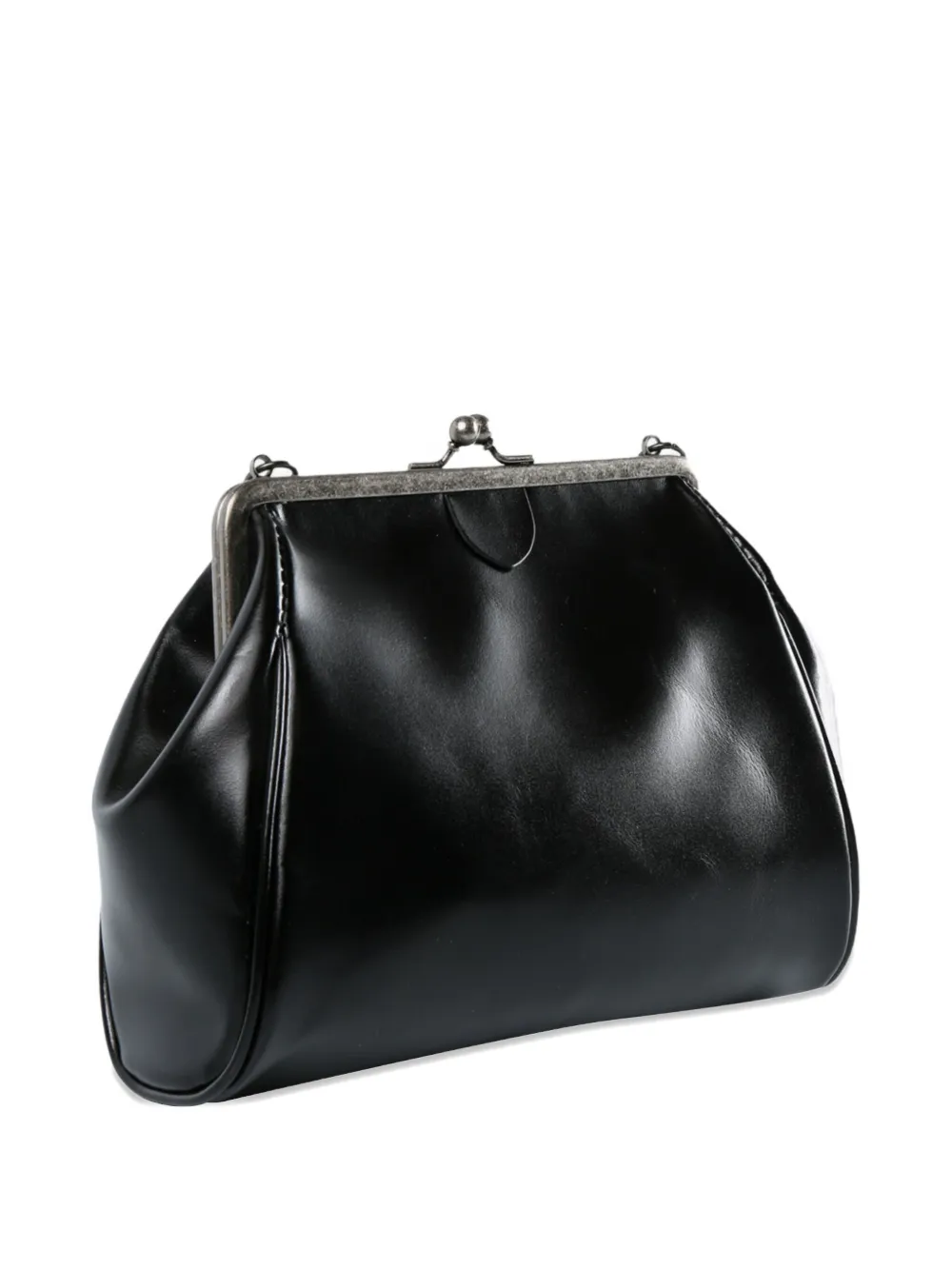 Y's frame-clasp cross body bag Zwart