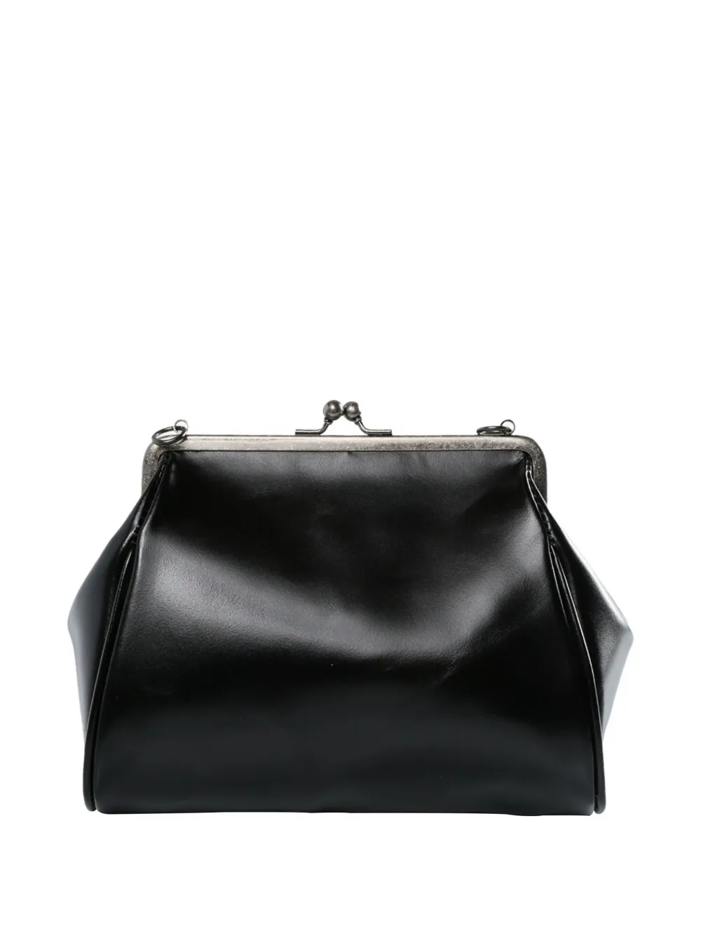 Y's frame-clasp cross body bag Zwart