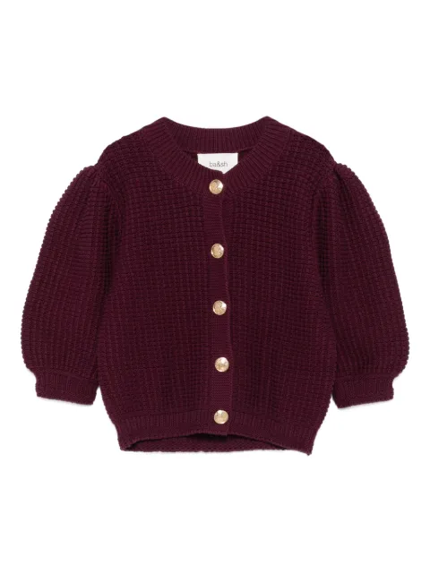 Ba&Sh Garance puff-sleeve cardigan