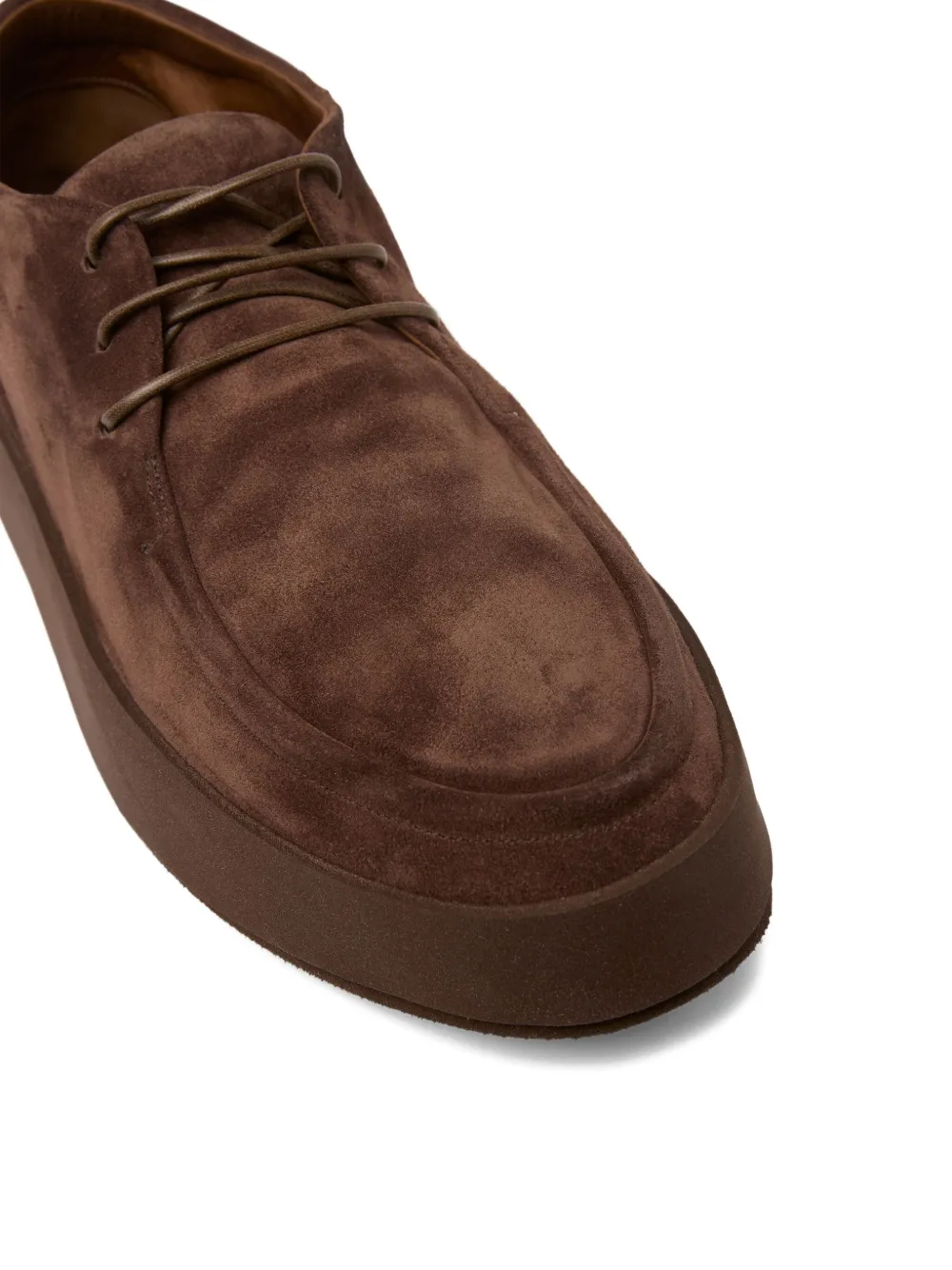 Marsèll suede lace-up derby shoes Brown