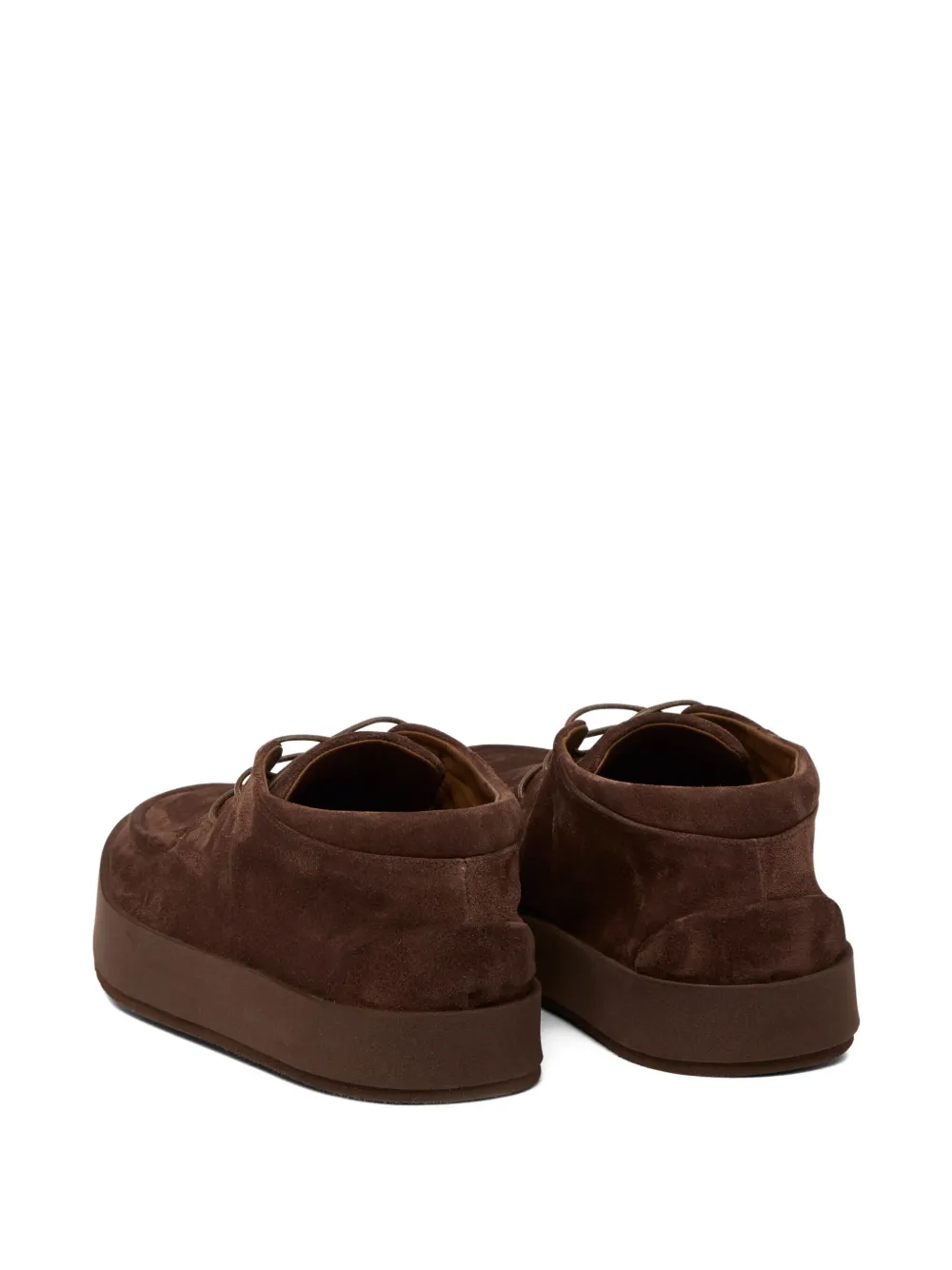 Marsèll suede lace-up derby shoes Brown