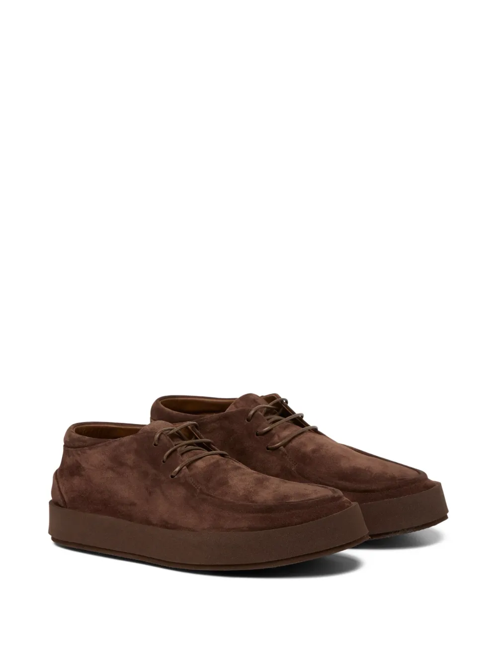 Marsèll suede lace-up derby shoes Brown