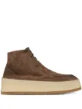 Marsèll Parapana lace-up suede boots - Brown