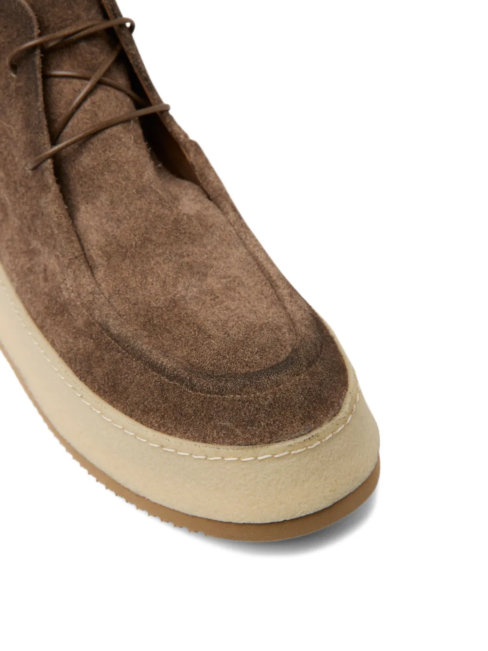 Marsèll Parapana lace-up suede boots Brown