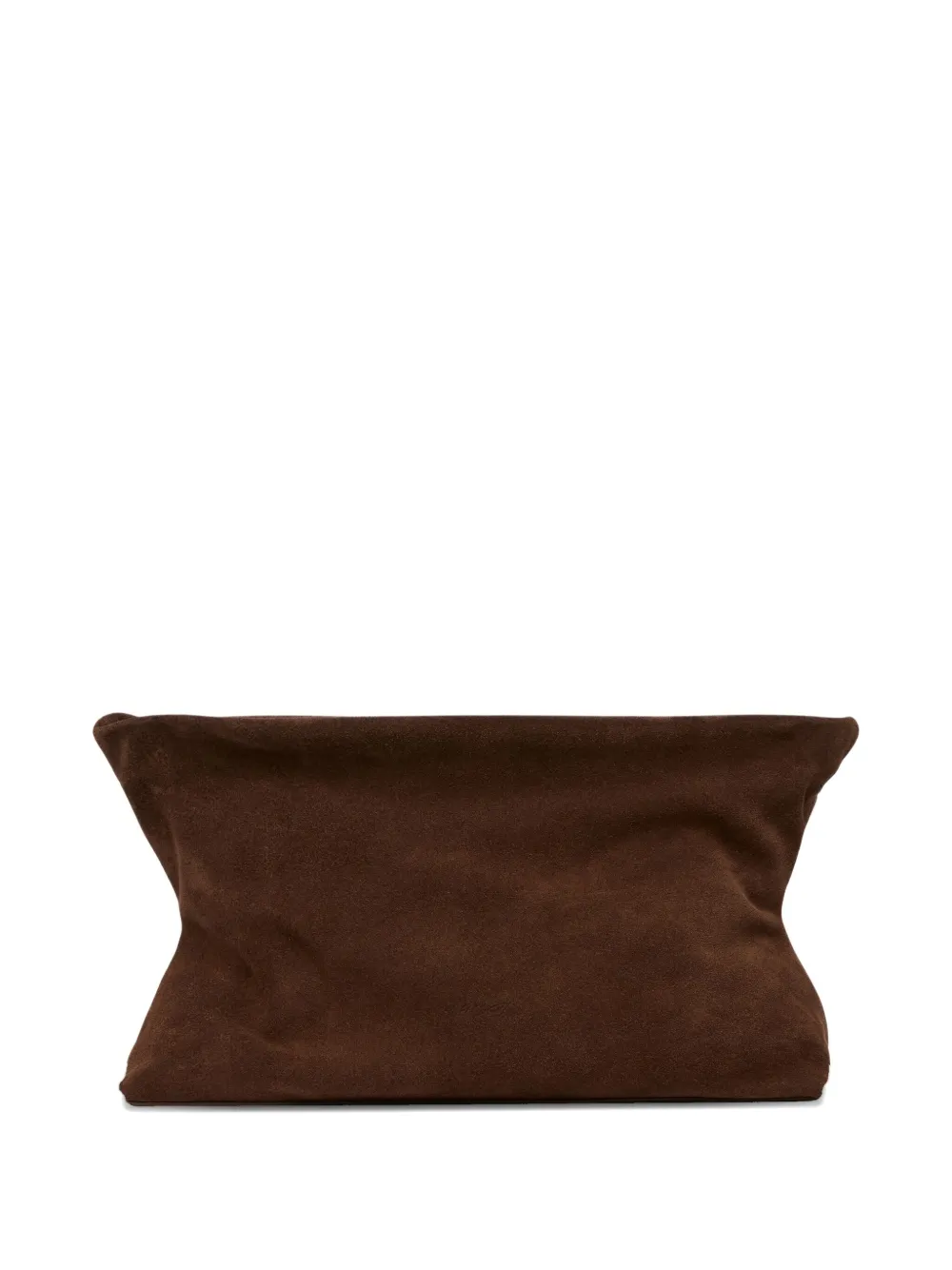 Marsèll Suede Clutch Bag In Brown
