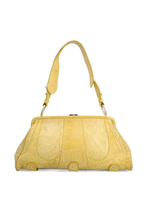 Valentino Garavani Pre-Owned 2000 crocodile-embossed Shoulder Bag