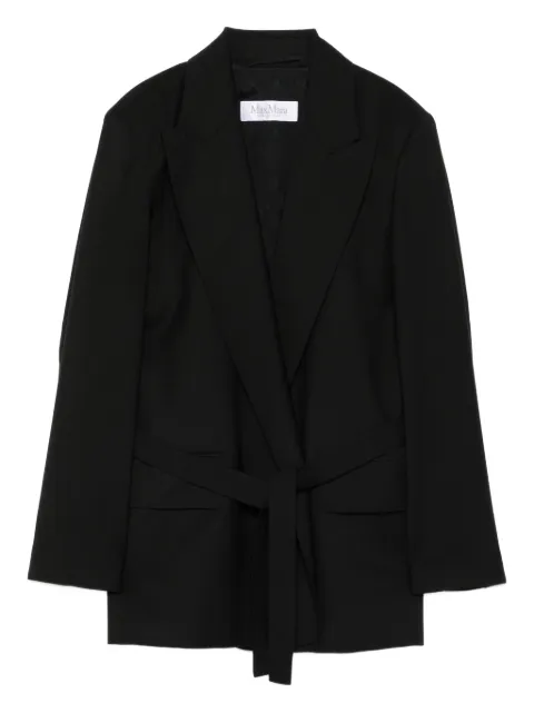 Max Mara belted wrap jacket