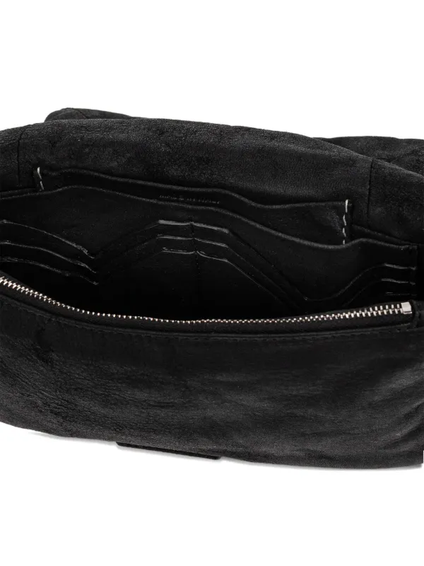 Rick Owens Griffin レザーショルダーバッグ | ブラック | FARFETCH JP